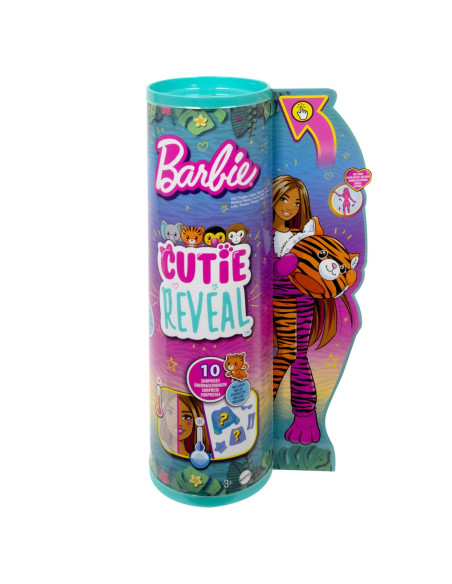 MTHKP99,Barbie Papusa Chelsea Cutie Reveal Tigru