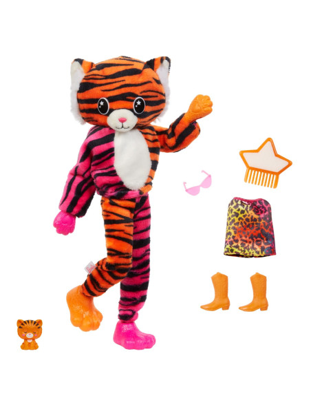 MTHKP99,Barbie Papusa Chelsea Cutie Reveal Tigru