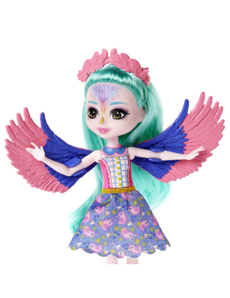 MTHKN15,Enchantimals City Tails Main Street Familia Filiei Finch