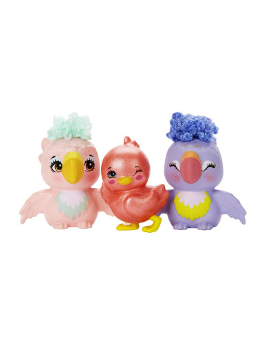 MTHKN15,Enchantimals City Tails Main Street Familia Filiei Finch