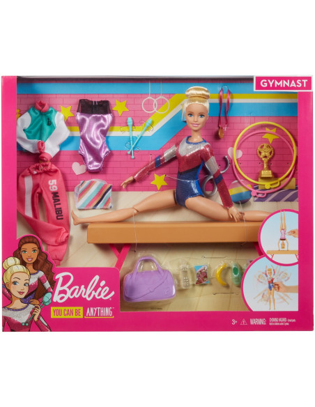 MTGJM72,Barbie Papusa Barbie You Can Be Gimnasta