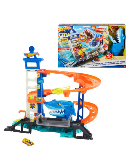 MTHDP06,Hot Wheels City Atacul Rechinului