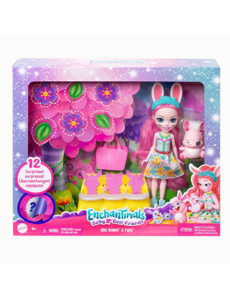 MTHLK83_HLK85,Enchantimals Baby Best Friends Set Surpriza Bree Bunny Si Twist