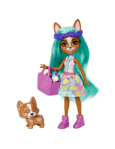 MTHLK83_HLK86,Enchantimals Baby Best Friends Set Surpriza Crizia Corgi Si Snow