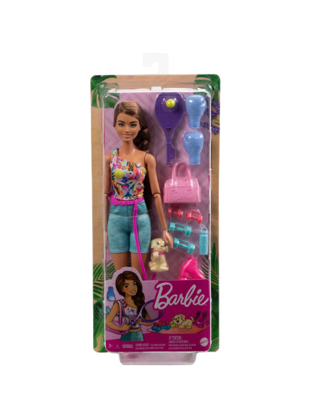 MTGKH73_HKT91,Barbie Set De Joaca Cu Accesorii Papusa Barbie Sportiva