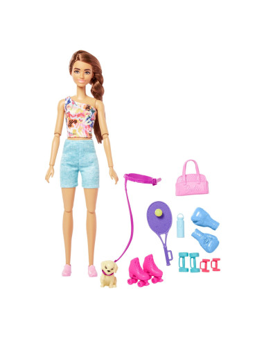 MTGKH73_HKT91,Barbie Set De Joaca Cu Accesorii Papusa Barbie Sportiva