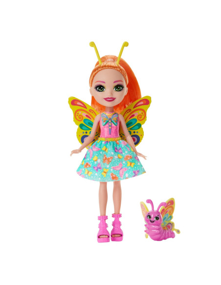 MTFNH22_HKN12,Enchantimals Papusi Si Animalute Belisse Butterfly Si Dart