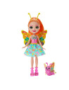 MTFNH22_HKN12,Enchantimals Papusi Si Animalute Belisse Butterfly Si Dart