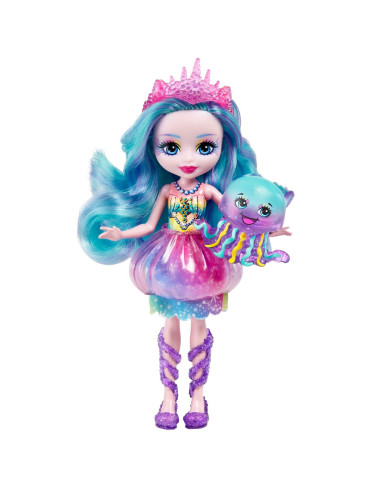 MTFNH22_HFF34,Enchantimals Papusi Si Animalute Jelanie Jellyfish Si Stingley