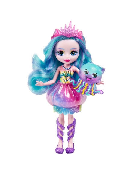 MTFNH22_HFF34,Enchantimals Papusi Si Animalute Jelanie Jellyfish Si Stingley