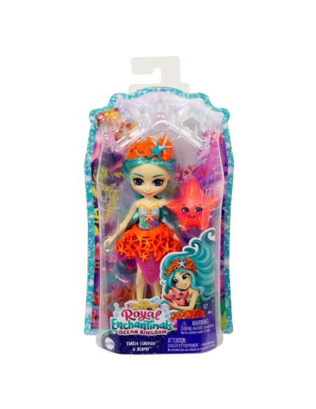 MTFNH22_HCF69,Enchantimals Papusi Si Animalute Staria Starfish Si Beamy