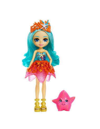 MTFNH22_HCF69,Enchantimals Papusi Si Animalute Staria Starfish Si Beamy