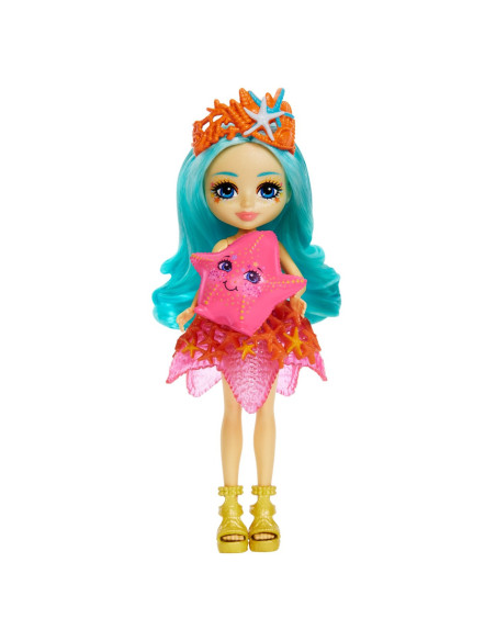 MTFNH22_HCF69,Enchantimals Papusi Si Animalute Staria Starfish Si Beamy