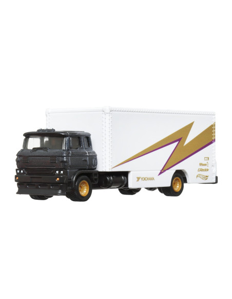 MTFLF56_HKF41,Hot Wheels Transportator Sakura Sprinter Cu Masinuta Nissan Silvia Scara 1:64