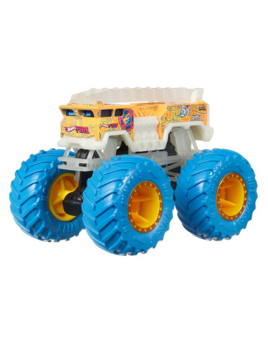 MTHCB50_HCB53,Hot Wheels Monster Truck Glow In The Dark Masinuta 5 Alarm Scara 1:64