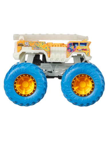 MTHCB50_HCB53,Hot Wheels Monster Truck Glow In The Dark Masinuta 5 Alarm Scara 1:64