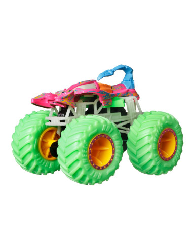 MTHCB50_HGD10,Hot Wheels Monster Truck Glow In The Dark Masinuta Scorpedo Scara 1:64
