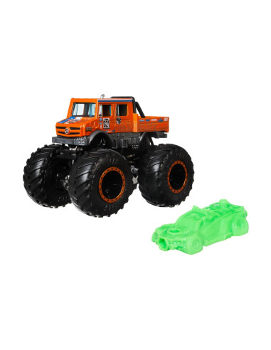 MTFYJ44_HNW13,Hot Wheels Monster Truck Masinuta Mercedes Beng Unimog Scara 1:64