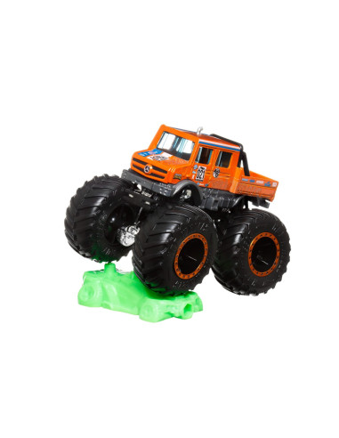 MTFYJ44_HNW13,Hot Wheels Monster Truck Masinuta Mercedes Beng Unimog Scara 1:64