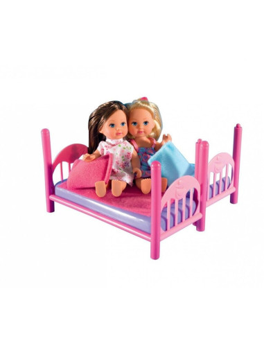 105733847,Set 2 Papusi Evi Cu Patut Supra Etajat