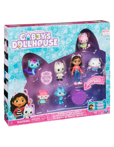 6060440,Gabbys Dollhouse Set 7 Figurine Deluxe