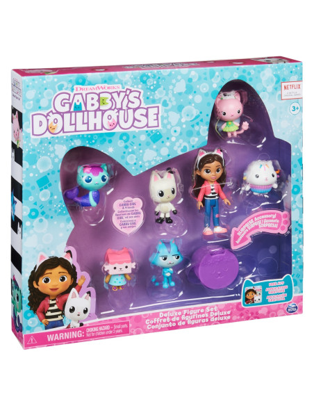 6060440,Gabbys Dollhouse Set 7 Figurine Deluxe