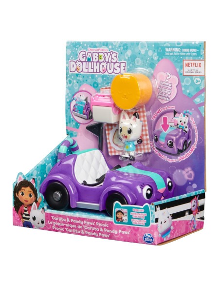 6062145,Gabbys Dollhouse Vehicul Cu Figurina