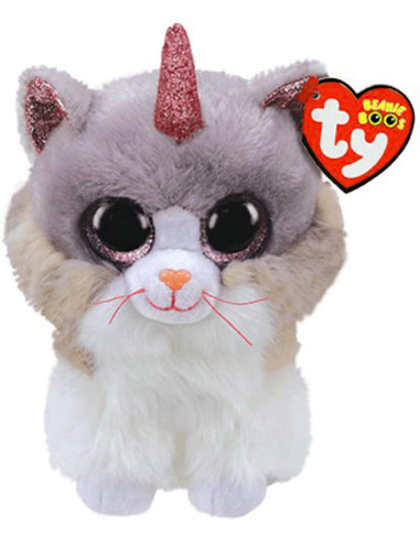 TY36306,Plus Ty 15cm Pisica Unicorn