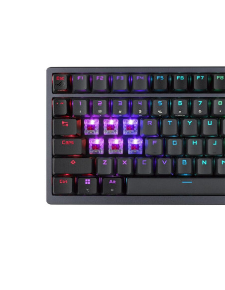 90MP0316-BKUA01,Tastatura mecanica gaming bluetooth Asus ROG Azoth PBT NX Red neagra iluminare RGB