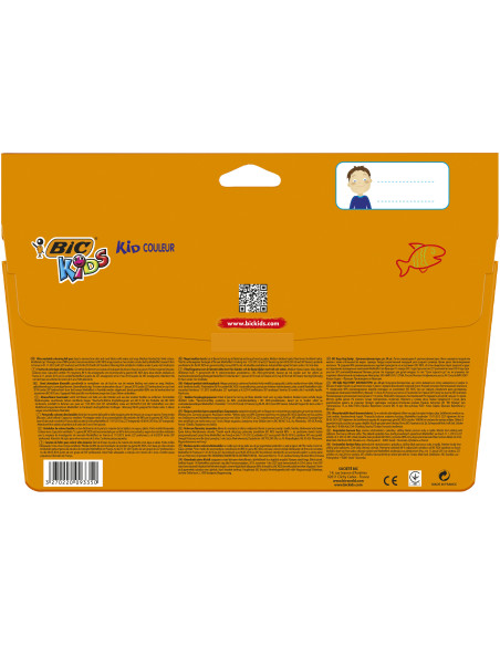 841800,Carioca 24 culori ultralavabile kid couleur bic
