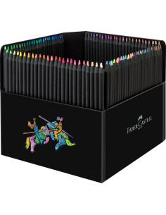 FC116411,Creioane colorate 100 bucati/set, Black Edition Faber-Castell 2