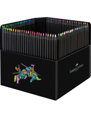 FC116411,Creioane colorate 100 bucati/set, Black Edition Faber-Castell