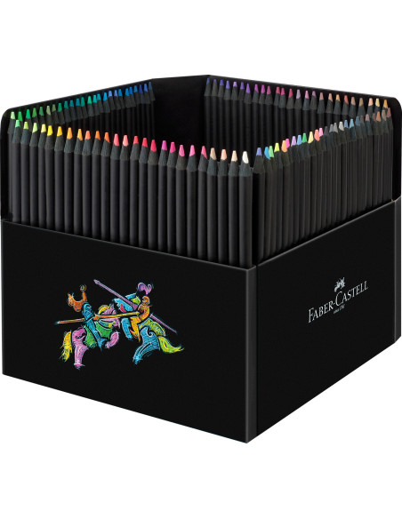 FC116411,Creioane colorate 100 bucati/set, Black Edition Faber-Castell