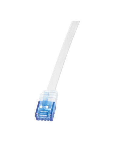 RY-CF2031U,PATCH CORD UTP LOGILINK Cat6, cupru, flat, 1 m, alb, AWG32, "CF2031U"