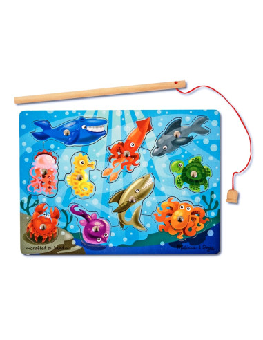 MD3778,Joc de pescuit magnetic Animale marine Melissa and Doug