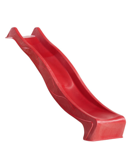 KBT414.015.001.011,Tobogan HDPE S line 2.9m rosu duza apa