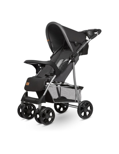 BN-LO-EMMA PLUS_STONE,Lionelo - Carucior sport Emma Plus, Cu tavita, 2 Suporturi pentru pahar, Geanta accesorii, Conform cu stan