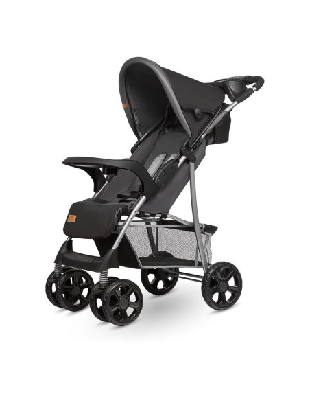 BN-LO-EMMA PLUS_STONE,Lionelo - Carucior sport Emma Plus, Cu tavita, 2 Suporturi pentru pahar, Geanta accesorii, Conform cu stan