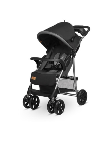 BN-LO-EMMA PLUS_STONE,Lionelo - Carucior sport Emma Plus, Cu tavita, 2 Suporturi pentru pahar, Geanta accesorii, Conform cu stan