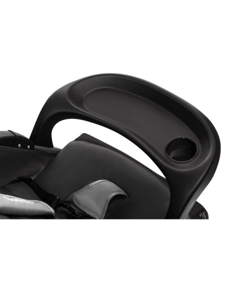 BN-LO-EMMA PLUS_STONE,Lionelo - Carucior sport Emma Plus, Cu tavita, 2 Suporturi pentru pahar, Geanta accesorii, Conform cu stan