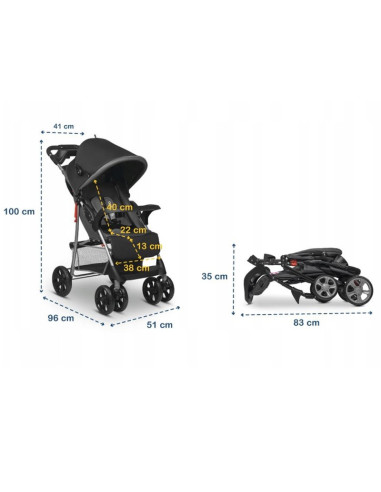 BN-LO-EMMA PLUS_STONE,Lionelo - Carucior sport Emma Plus, Cu tavita, 2 Suporturi pentru pahar, Geanta accesorii, Conform cu stan