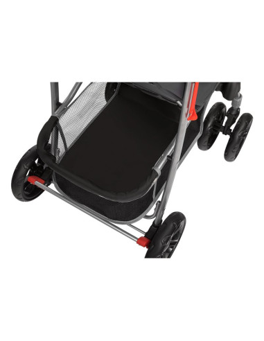 BN-LO-EMMA PLUS_STONE,Lionelo - Carucior sport Emma Plus, Cu tavita, 2 Suporturi pentru pahar, Geanta accesorii, Conform cu stan