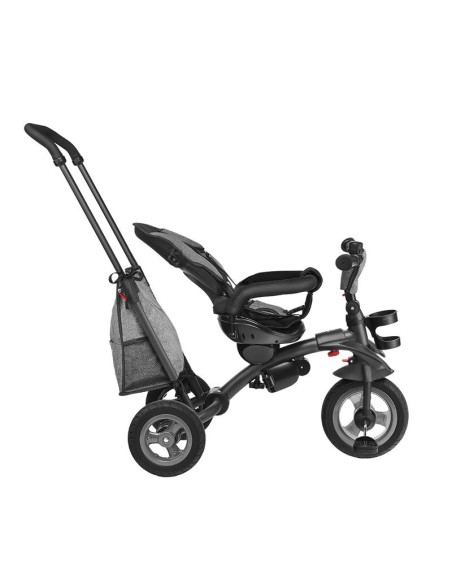 BN-LO-TRISSTONE_GREY,Lionelo - Tricicleta Tris, Mecanism de pedalare libera, Suport picioare, Control al directiei, Scaun revers