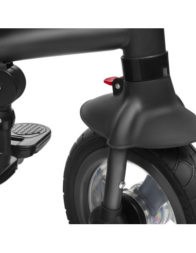 BN-LO-TRISSTONE_GREY,Lionelo - Tricicleta Tris, Mecanism de pedalare libera, Suport picioare, Control al directiei, Scaun revers