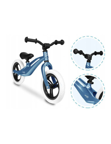 BN-LOE-BART_SKY_BLUE,Lionelo - Bicicleta usoara Bart, Fara pedale, Cu cadru din magneziu, Cu ghidon si sa reglabile, Greutate 3 