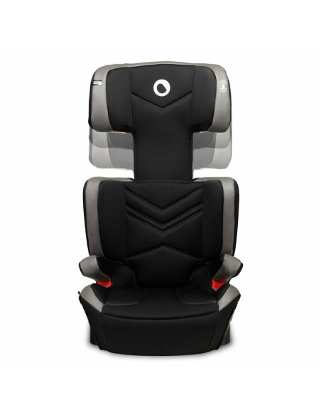 BN-LO-HUGO_LETHER_GREY,Lionelo - Scaun auto Hugo Lether, Cu Isofix, Tetiera, Husa, 2 suporturi pentru pahar,15-36 Kg, Conform cu