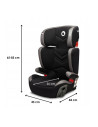 BN-LO-HUGO_LETHER_GREY,Lionelo - Scaun auto Hugo Lether, Cu Isofix, Tetiera, Husa, 2 suporturi pentru pahar,15-36 Kg, Conform cu