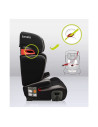 BN-LO-HUGO_LETHER_GREY,Lionelo - Scaun auto Hugo Lether, Cu Isofix, Tetiera, Husa, 2 suporturi pentru pahar,15-36 Kg, Conform cu