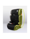 BN-LO-HUGO_LETHER_GREY,Lionelo - Scaun auto Hugo Lether, Cu Isofix, Tetiera, Husa, 2 suporturi pentru pahar,15-36 Kg, Conform cu