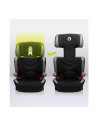 BN-LO-HUGO_LETHER_GREY,Lionelo - Scaun auto Hugo Lether, Cu Isofix, Tetiera, Husa, 2 suporturi pentru pahar,15-36 Kg, Conform cu
